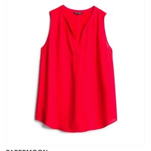 Papermoon Red Sleeveless sz Small